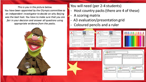China Olympics globalisation (differentiated lessons, assessment, resources)