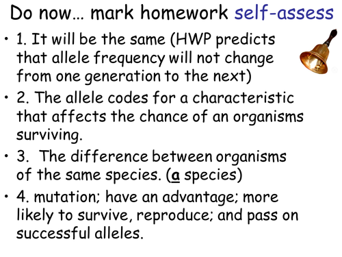AQA New Specification A-Level Year 2 Chapter 3.7.2 Populations and Evolution Lesson 2 – Variation an