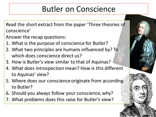 Critiques of Butler's view of conscience