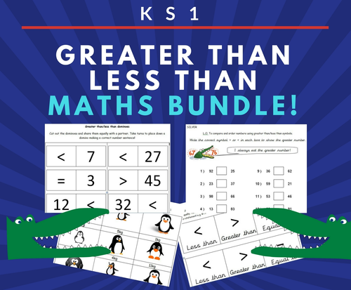 Greater Than Less Than KS1 Maths Bundle