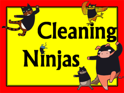 Cleaning Ninjas Job Chart *Editable