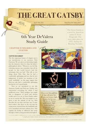 The Great Gatsby Resources