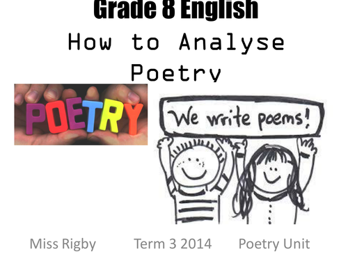 Protest poetry - how to analyse war poems