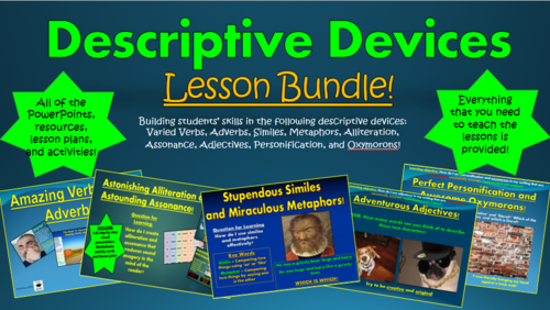 Descriptive Devices Lesson Bundle!