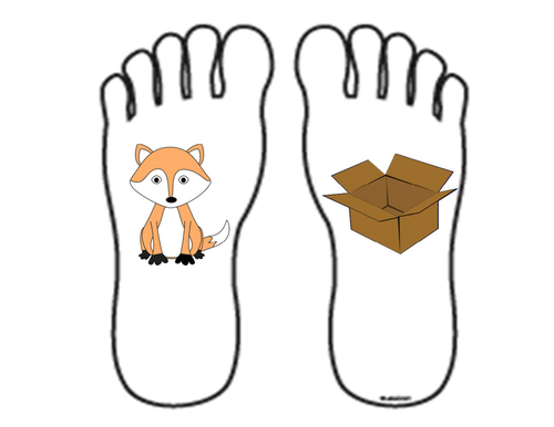 Rhyming feet activity