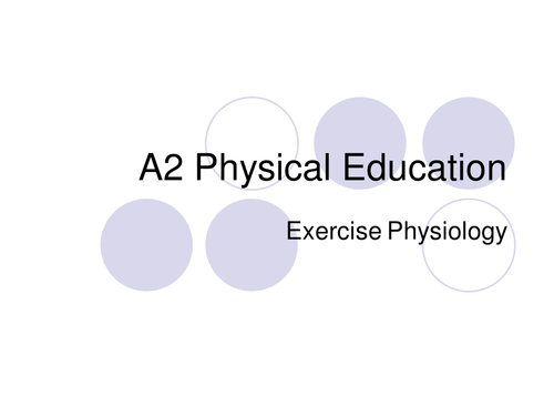A level PE - Energy Systems & ATP