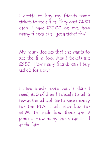 Rounding Up or Down After Division Year 6