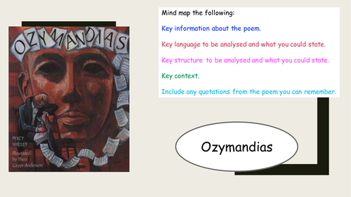 Ozymandias Revision - AQA New Spec