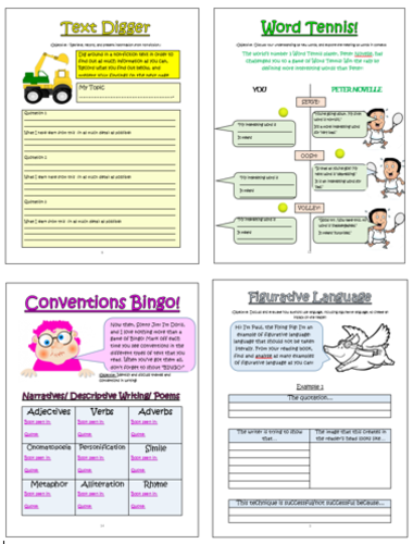 Year 5 Guided Reading Comprehension Activities Booklet! (Aligned with the New Curriculum)
