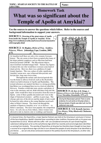 What was so significant about the Temple of Apollo at Amyklai?