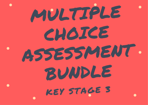 KS3 Multiple Choice Assessment Bundle