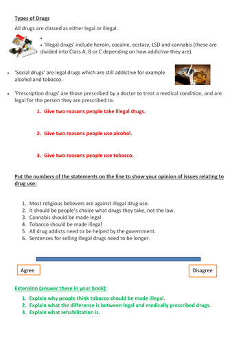 Religious attitudes to Drugs revision - not my own work