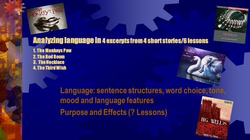 Analysing language through 4 opening excerpts