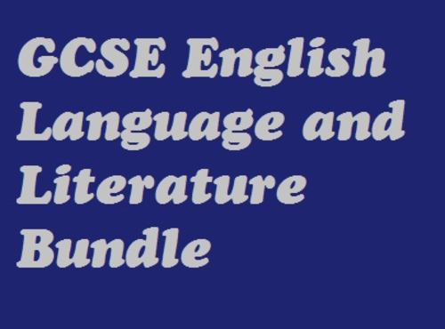 AQA GCSE English Language and Literature Bundle