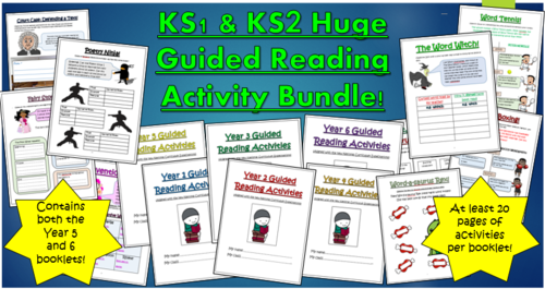 KS1 & KS2 Comprehension Activities Huge Booklet Bundle! (aligned with the New Curriculum)