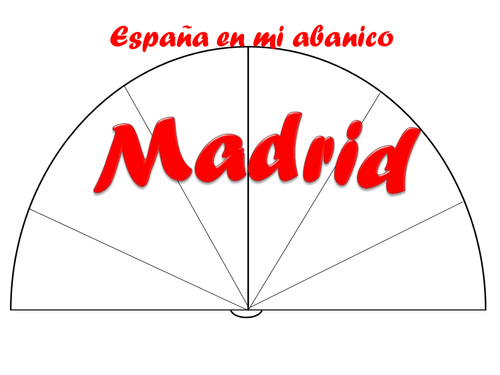 Spanish Madrid Province Fan, abanico de provincia de Madrid. Translation & Culture
