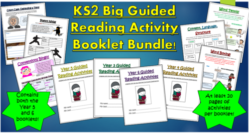 KS2 Comprehension Activities Big Booklet Bundle! (aligned with the New Curriculum)