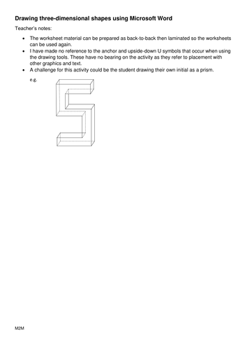 Drawing prisms and pyramids