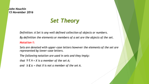 Set Theory