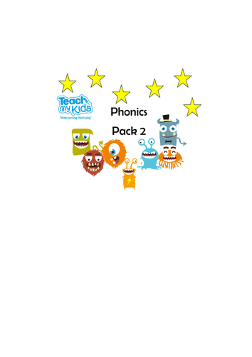 Phonics Worksheets Pack 2 (common blends, digraphs, rhyming, initial sounds)