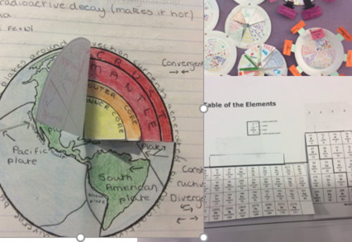 Foldable collection 3 for the price of 2 (The Earth, Periodic Table & Balanced Diet)