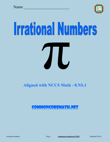 Irrational Numbers - 8.NS.8 | Teaching Resources
