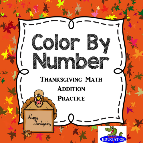 color-by-number-thanksgiving-math-practice-addition-teaching-resources