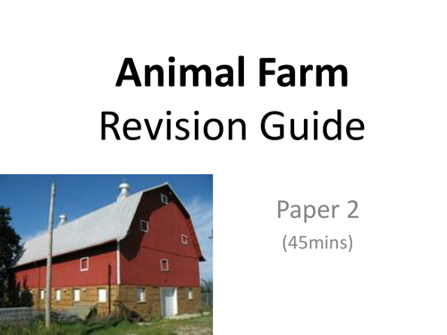 Animal Farm Revision Guide