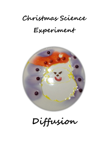 Christmas Science Experiment - Diffusion