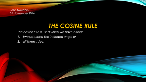 Cosine-Rule
