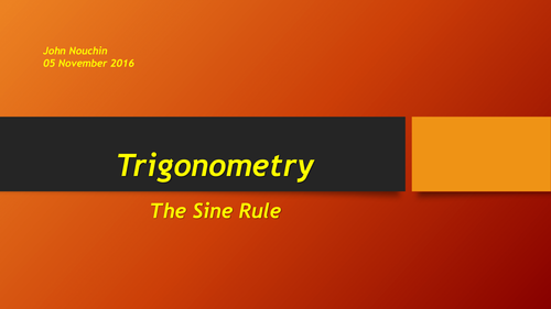 The-Sine-Rule