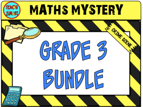 Maths Mystery Grade 3 Bundle | Teaching Resources