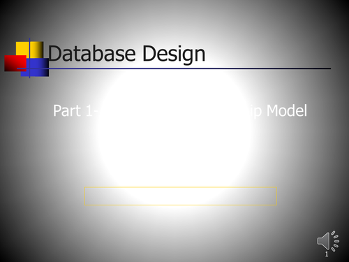 Entity Relationship DBMS design with exercise
