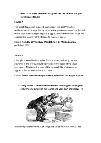 IGCSE History Exam Questions