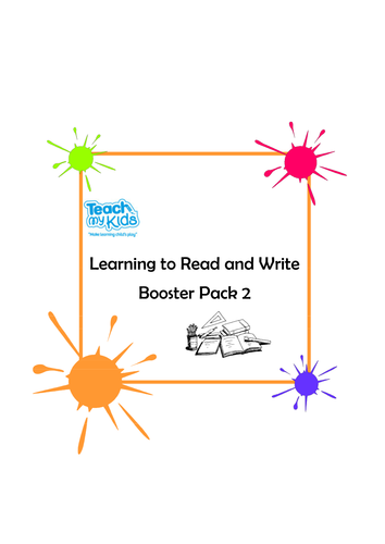Learning To Read & Write - Pack 2 (keywords, common blends, high frequency words)
