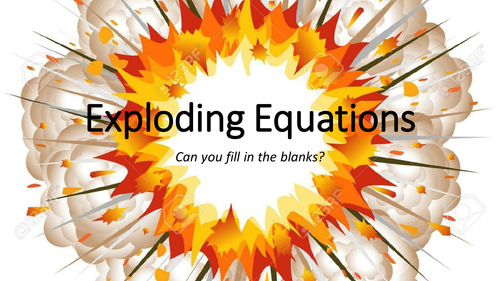 Exploding Equations
