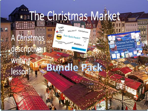 The Christmas Market Descriptive Writing Bundle Pack