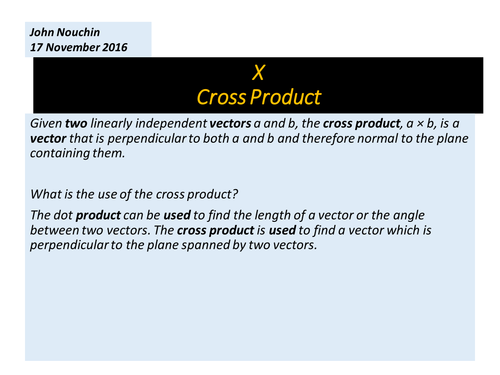Vector-product-cross-product
