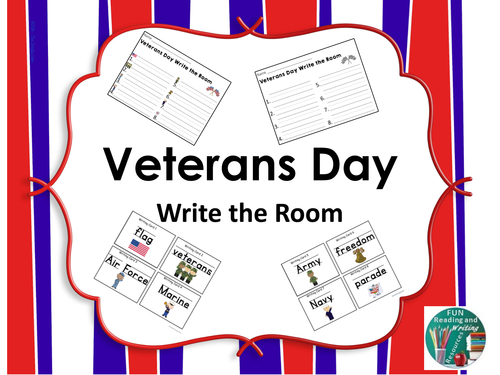 Veterans Day Write the Room