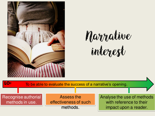 Narrative Techniques - GCSE English Language Q5 linked to Q2 and 3 Language and Structure (AQA 9-1)