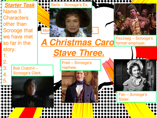 A Christmas Carol Stave 3 lessons and resources. | Teaching Resources