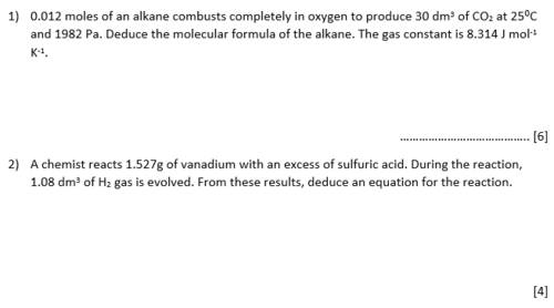 Selection of Resources for new Chemistry OCR A Level Year 1