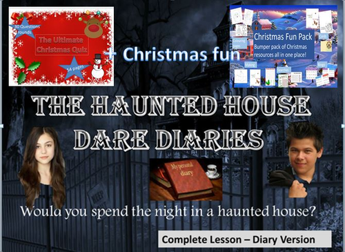 The Haunted House Dare Diaries + Christmas Fun