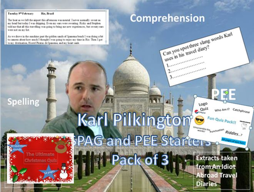 Karl Pilkington Starters plus Quiz Packs