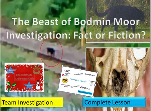 Beast of Bodmin Moor plus Quiz Packs