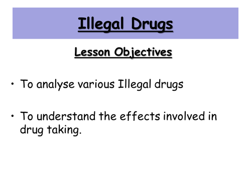 illegal drugs