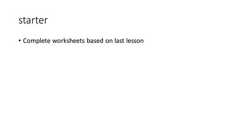 Reflexes (new OCR spec)