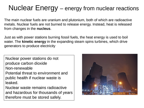 NEW AQA GCSE Physics (2016) - Energy resources