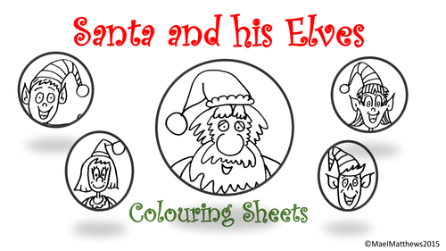 Christmas Activities. Santa and his elves