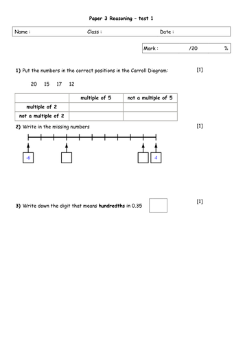 year 6 reasoning homework